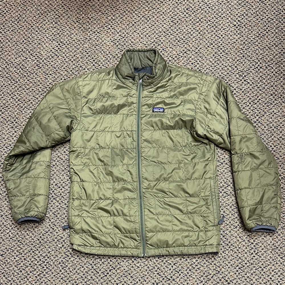Women’s / Kids Patagonia Nano Puff Packable Jacket - Olive Green